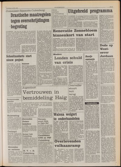 De Gecombineerde Midden Nederland, 10 april 1982