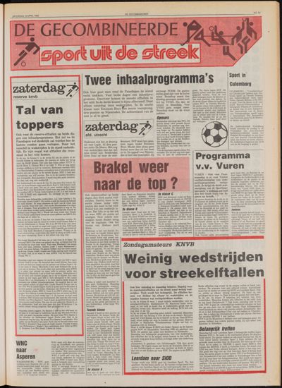 De Gecombineerde Midden Nederland, 10 april 1982