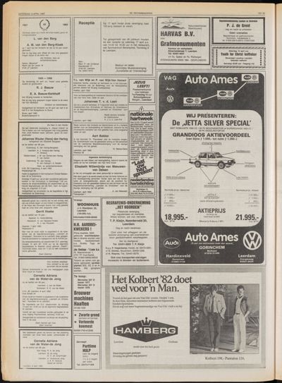De Gecombineerde Midden Nederland, 10 april 1982