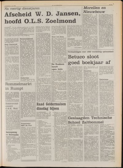 De Gecombineerde Midden Nederland, 1 juli 1982