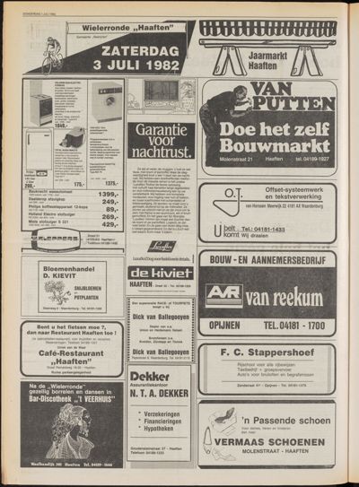 De Gecombineerde Midden Nederland, 1 juli 1982