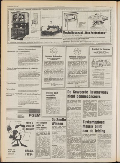De Gecombineerde Midden Nederland, 1 juli 1982