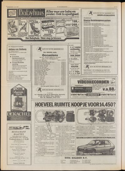 De Gecombineerde Midden Nederland, 1 juli 1982