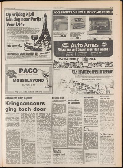 De Gecombineerde Midden Nederland, 1 juli 1982