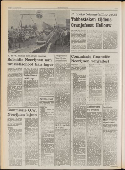 De Gecombineerde Midden Nederland, 10 augustus 1982