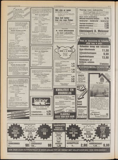 De Gecombineerde Midden Nederland, 10 augustus 1982