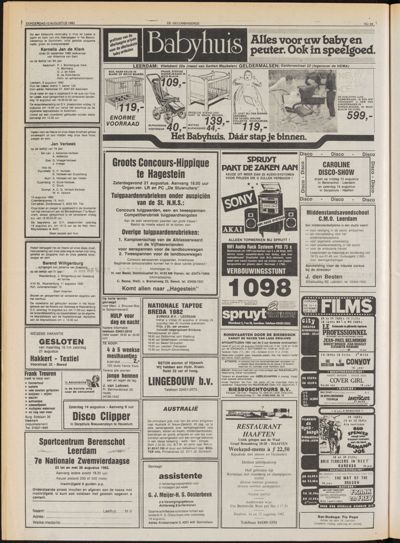 De Gecombineerde Midden Nederland, 10 augustus 1982