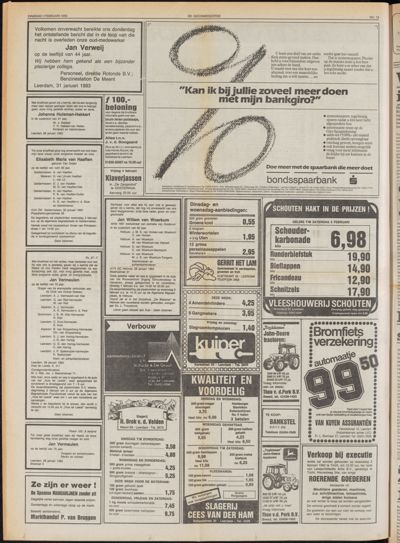 De Gecombineerde Midden Nederland, 1 februari 1983