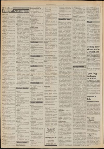 De Gecombineerde Midden Nederland, 1 oktober 1983