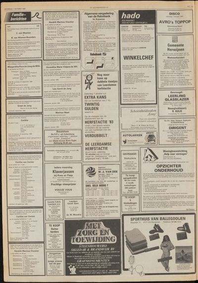 De Gecombineerde Midden Nederland, 1 oktober 1983