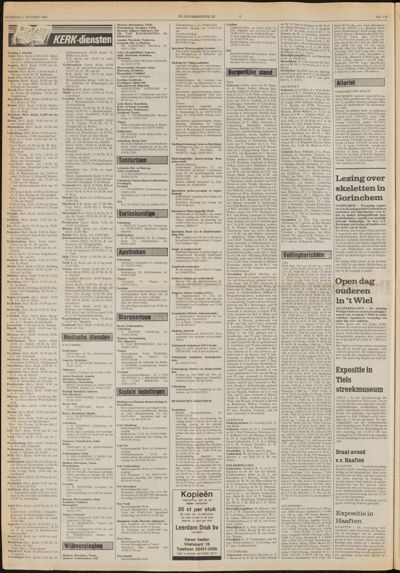 De Gecombineerde Midden Nederland, 1 oktober 1983