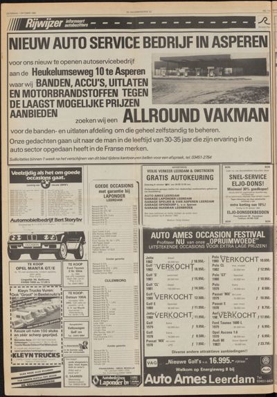 De Gecombineerde Midden Nederland, 1 oktober 1983