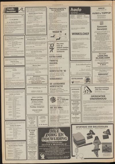 De Gecombineerde Midden Nederland, 1 oktober 1983
