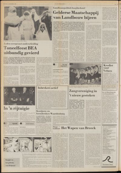 De Gecombineerde Midden Nederland, 1 november 1983
