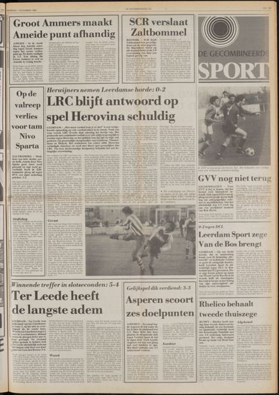 De Gecombineerde Midden Nederland, 1 november 1983