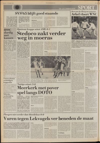 De Gecombineerde Midden Nederland, 1 november 1983