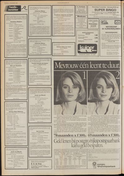 De Gecombineerde Midden Nederland, 1 november 1983