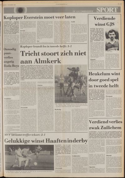 De Gecombineerde Midden Nederland, 1 november 1983