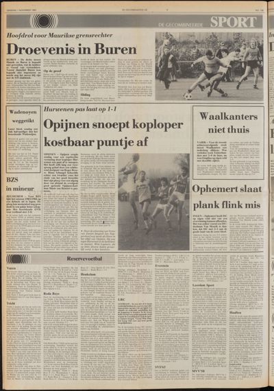 De Gecombineerde Midden Nederland, 1 november 1983