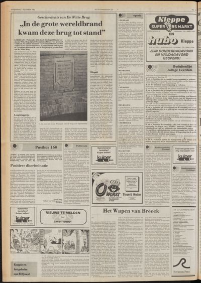 De Gecombineerde Midden Nederland, 1 december 1983