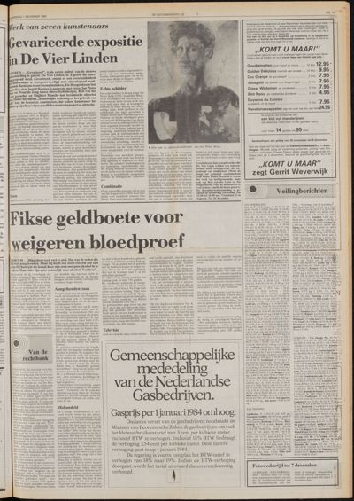 De Gecombineerde Midden Nederland, 1 december 1983