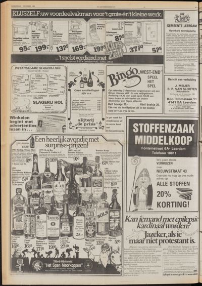 De Gecombineerde Midden Nederland, 1 december 1983