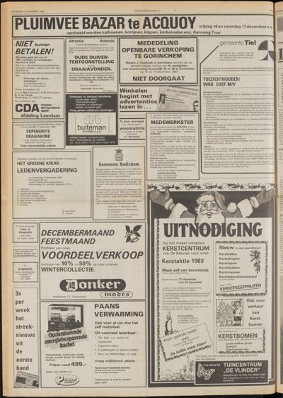 De Gecombineerde Midden Nederland, 10 december 1983