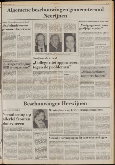 De Gecombineerde Midden Nederland, 10 december 1983