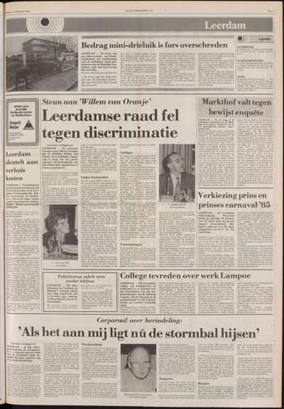 De Gecombineerde Vijfheerenlanden, 1 februari 1985