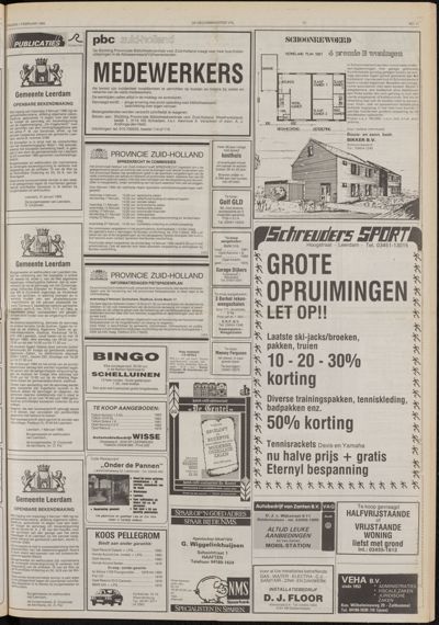 De Gecombineerde Vijfheerenlanden, 1 februari 1985