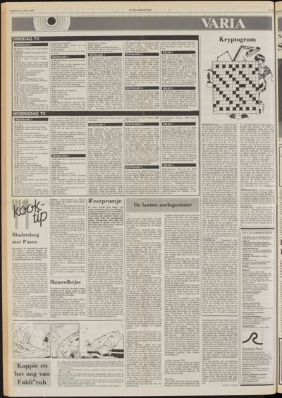 De Gecombineerde Vijfheerenlanden, 1 april 1985
