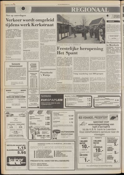 De Gecombineerde Vijfheerenlanden, 1 april 1985