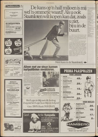 De Gecombineerde Vijfheerenlanden, 1 april 1985