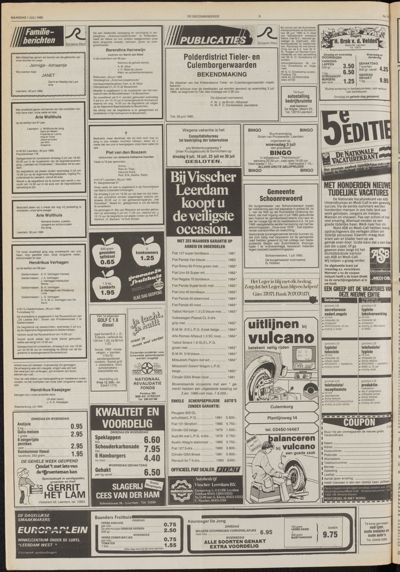 De Gecombineerde Vijfheerenlanden, 1 juli 1985