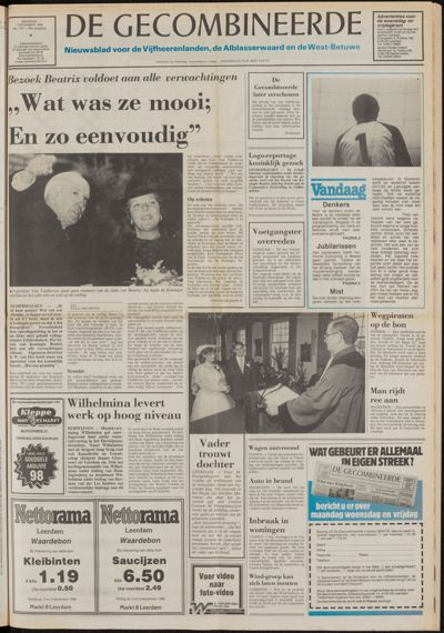 De Gecombineerde Vijfheerenlanden, 1 december 1986