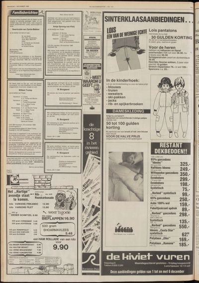 De Gecombineerde Vijfheerenlanden, 1 december 1986