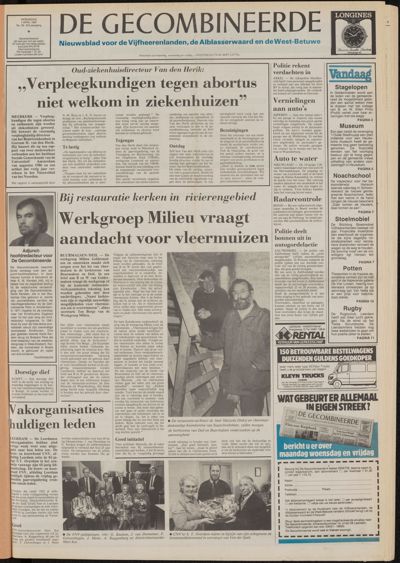 De Gecombineerde Vijfheerenlanden, 1 april 1987