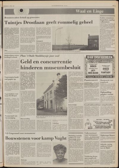 De Gecombineerde Vijfheerenlanden, 1 april 1987
