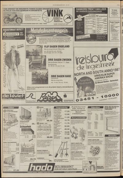 De Gecombineerde Vijfheerenlanden, 1 april 1987