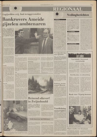 De Gecombineerde Vijfheerenlanden, 1 april 1987