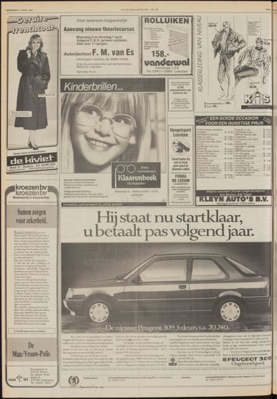 De Gecombineerde Vijfheerenlanden, 1 april 1987