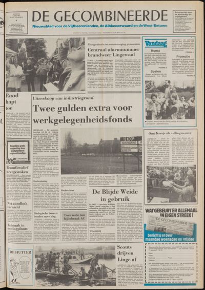 De Gecombineerde Vijfheerenlanden, 1 juni 1987