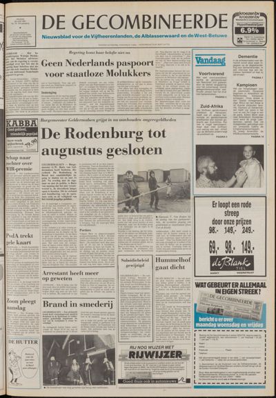 De Gecombineerde Vijfheerenlanden, 26 juni 1987
