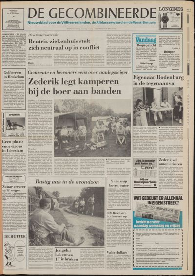 De Gecombineerde Vijfheerenlanden, 1 juli 1987