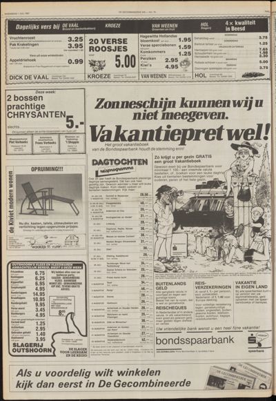 De Gecombineerde Vijfheerenlanden, 1 juli 1987