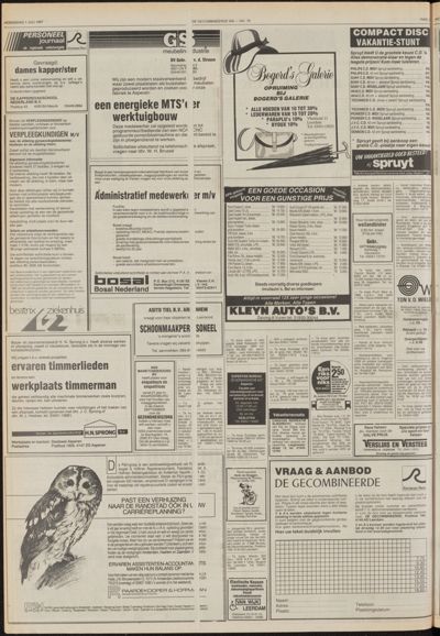 De Gecombineerde Vijfheerenlanden, 1 juli 1987