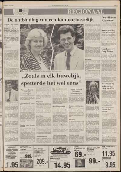 De Gecombineerde Vijfheerenlanden, 1 juli 1987