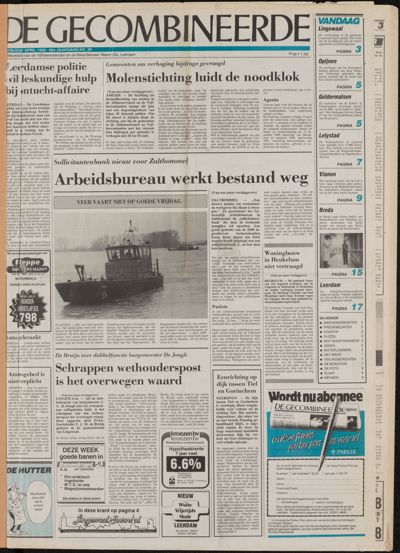 De Gecombineerde Vijfheerenlanden, 1 april 1988