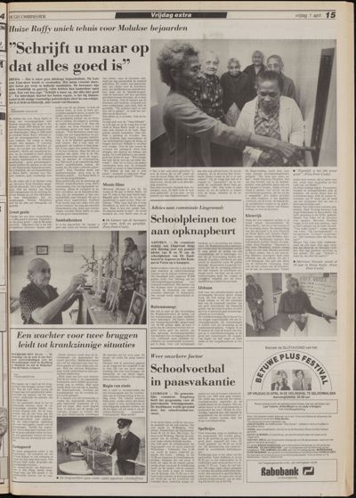 De Gecombineerde Vijfheerenlanden, 1 april 1988