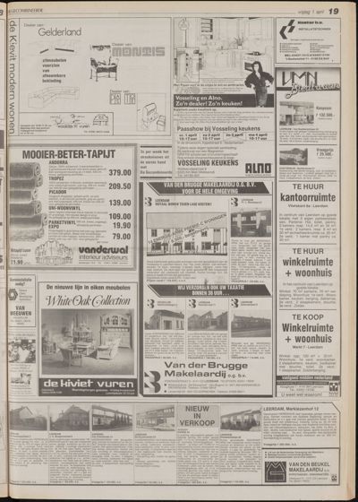 De Gecombineerde Vijfheerenlanden, 1 april 1988